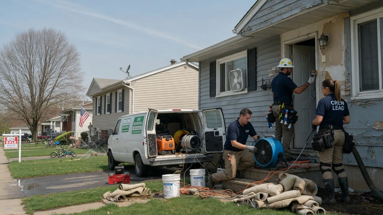Flood Cleanup in Donnelsville, OH near me